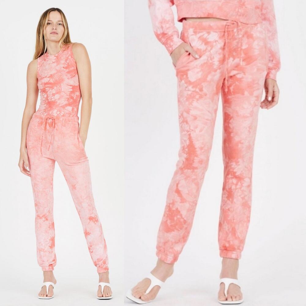 Cotton Citizen Sweatpants Milan Sweats Pants Dahlia Crystal Coral Pink sz S NWT